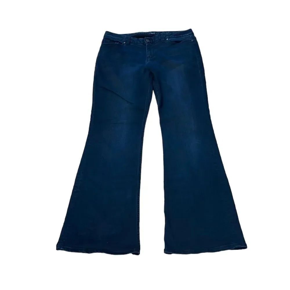 Tommy Hilfiger Dark Blue Bootcut Jeans, stretch, 8